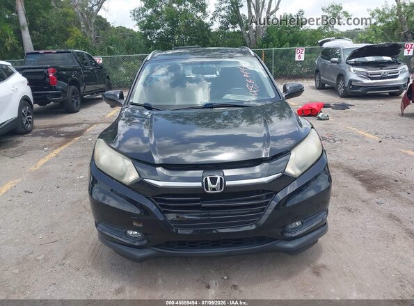 3CZRU5H71GM728308 2016 HONDA HR-V Черный Вид щитка приборов