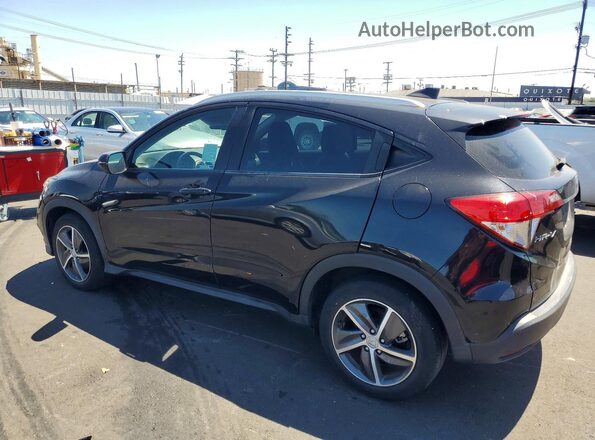 3CZRU5H71MM722102 2021 HONDA HR-V Black Trasero izquierdo