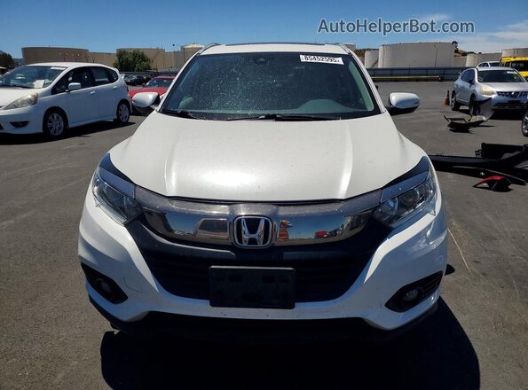 3CZRU5H72KM710683 2019 HONDA HR-V Белый Вид спереди