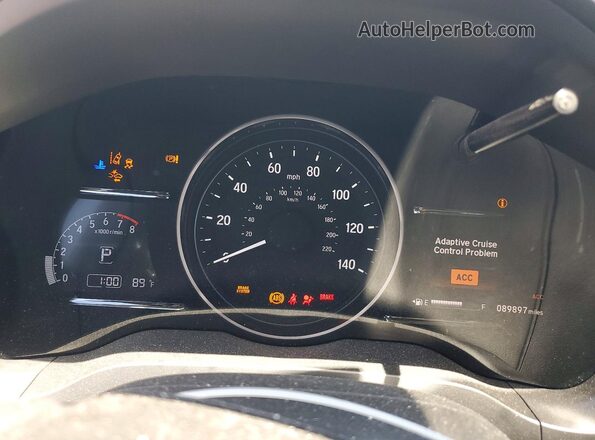 3CZRU5H72KM710683 2019 HONDA HR-V Белый Вид щитка приборов