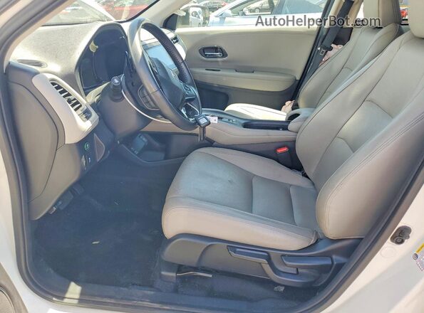3CZRU5H72KM710683 2019 HONDA HR-V Белый Вид салона спереди