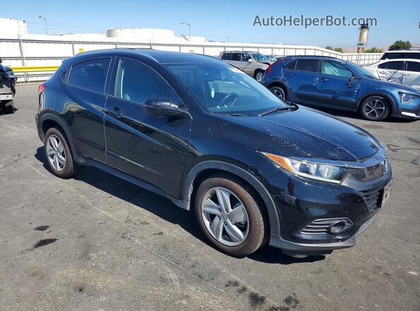 3CZRU5H73KM714242 2019 HONDA HR-V Black Front right