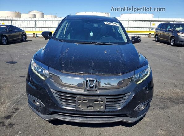 3CZRU5H73KM714242 2019 HONDA HR-V Black Front view