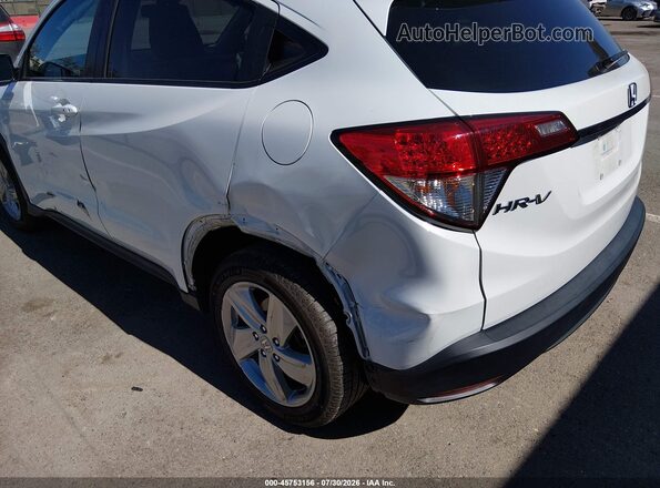 3CZRU5H74KM701323 2019 HONDA HR-V White Rear interior view