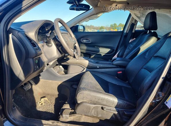 3CZRU5H74MM712583 2021 HONDA HR-V Black Вид салону спереду
