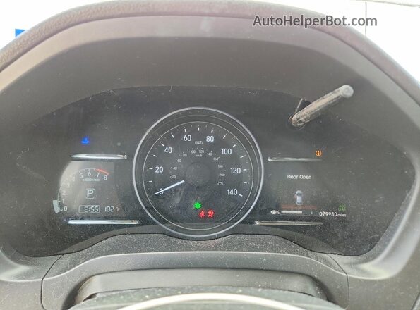 3CZRU5H75MM707652 2021 HONDA HR-V Silver Սարքավորումների վահանակի տեսք