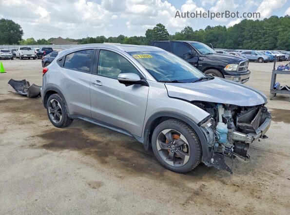 3CZRU5H76JM701029 2018 HONDA HR-V Серебряный Передняя правая четверть