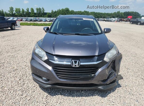 3CZRU5H76JM707445 2018 HONDA HR-V Gray Դիմացի տեսք