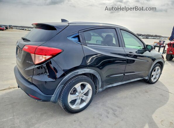 3CZRU5H77GM724294 2016 HONDA HR-V Black Հետևի աջ