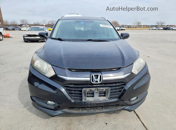 3CZRU5H77GM724294 2016 HONDA HR-V Black Դիմացի տեսք