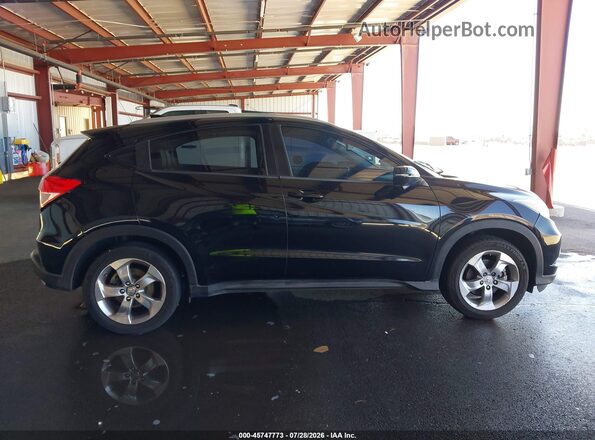 3CZRU5H77HM709098 2017 HONDA HR-V Black Widok wnętrza z tyłu