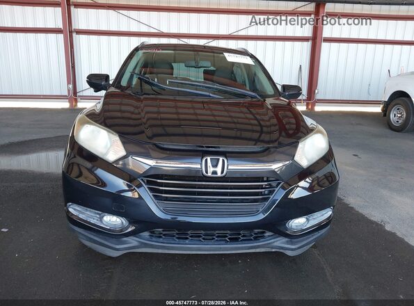 3CZRU5H77HM709098 2017 HONDA HR-V Black Widok zestawu wskaźników