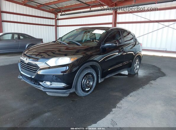 3CZRU5H77HM709098 2017 HONDA HR-V Black Przód lewy