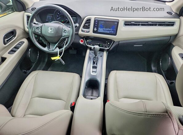 3CZRU5H77KM713918 2019 HONDA HR-V Charcoal Առջևի վահանակի տեսք