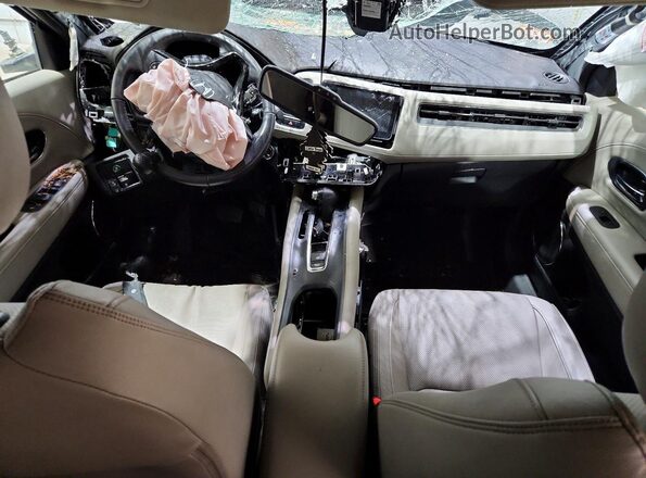 3CZRU5H77MM726963 2021 HONDA HR-V Серебряный Вид панели приборов
