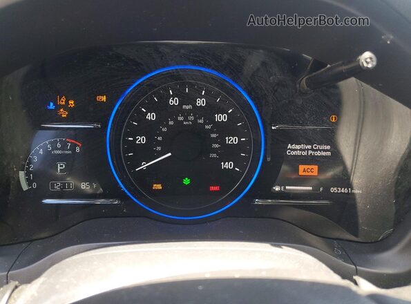 3CZRU5H77NM701997 2022 HONDA HR-V Blue Вид щитка приладів