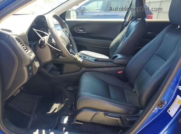 3CZRU5H77NM701997 2022 HONDA HR-V Blue Вид салону спереду