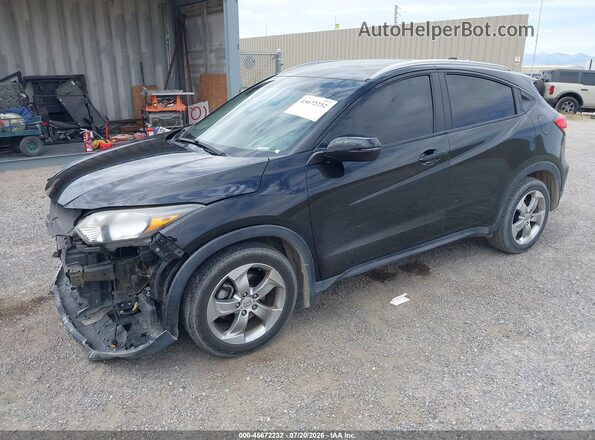 3CZRU5H78HM726086 2017 HONDA HR-V Черный Передняя левая четверть