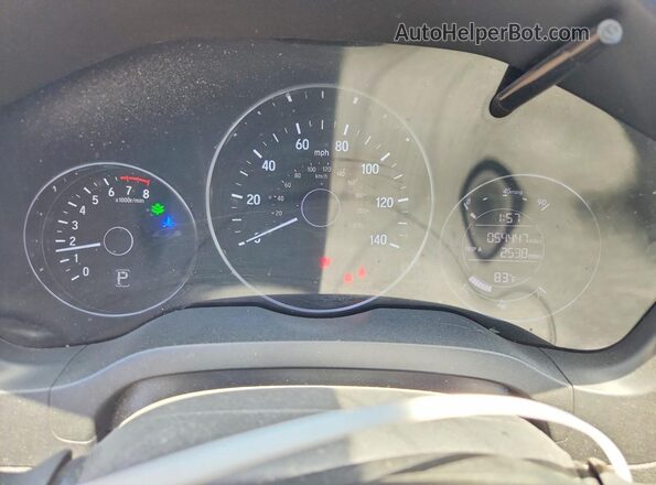 3CZRU5H7XJM714883 2018 HONDA HR-V Серый Вид щитка приборов