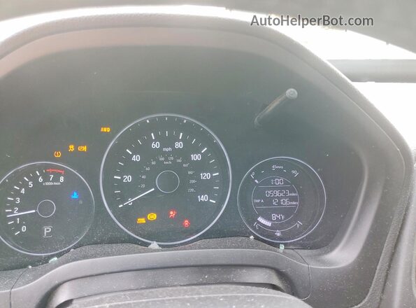 3CZRU6H10KG717552 2019 HONDA HR-V Черный Вид щитка приборов