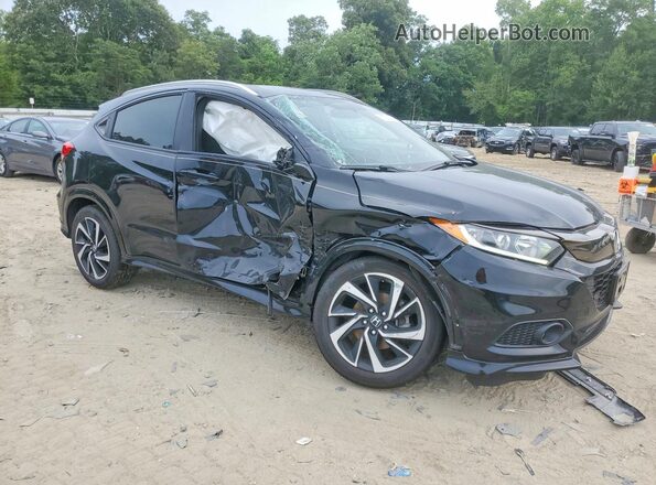 3CZRU6H10KG717552 2019 HONDA HR-V Черный Передняя правая четверть
