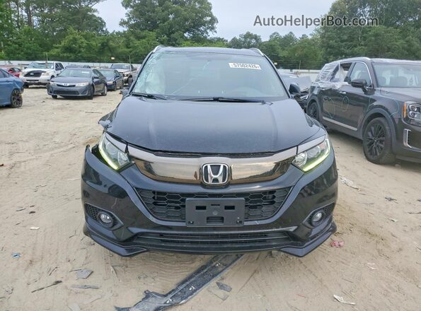 3CZRU6H10KG717552 2019 HONDA HR-V Черный Вид спереди