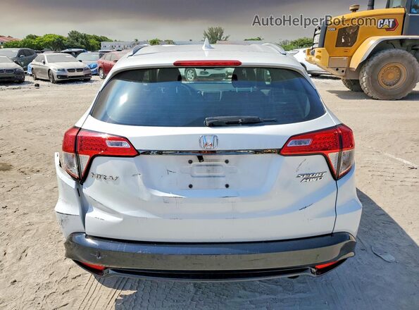 3CZRU6H10KM702597 2019 HONDA HR-V White Հետևի տեսք