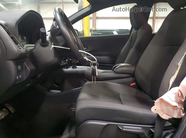 3CZRU6H10KM742338 2019 HONDA HR-V Black წინა სალონის ხედი