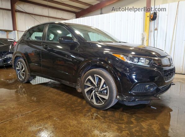 3CZRU6H10KM742338 2019 HONDA HR-V Black წინა მარჯვენა