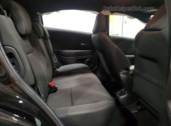 3CZRU6H10KM742338 2019 HONDA HR-V Black უკანა სავარძლების ხედი