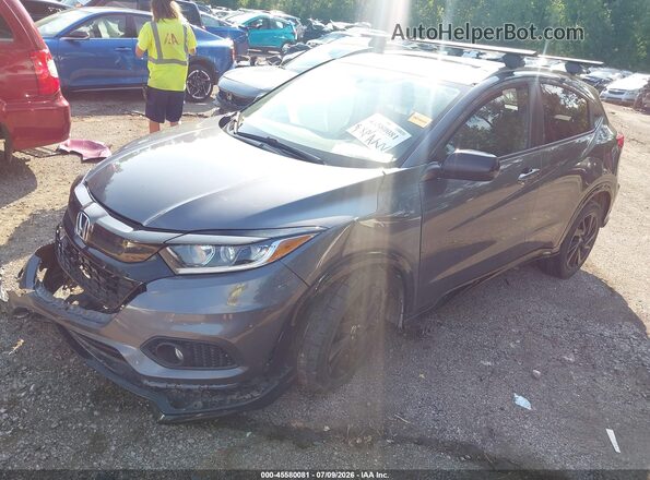 3CZRU6H10MM735117 2021 HONDA HR-V Gray Vista tres cuartos delantera izquierda