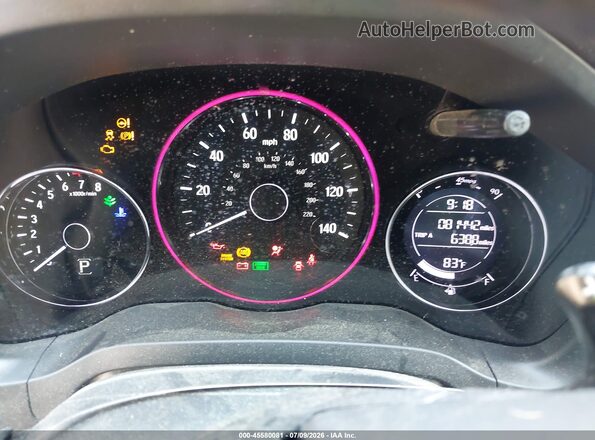 3CZRU6H10MM735117 2021 HONDA HR-V Gray Vista de los asientos traseros