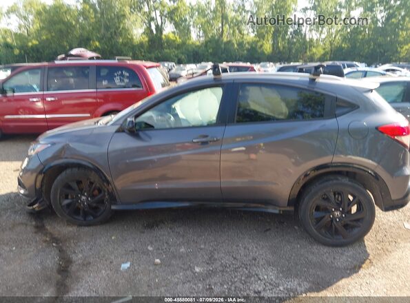 3CZRU6H10MM735117 2021 HONDA HR-V Gray 