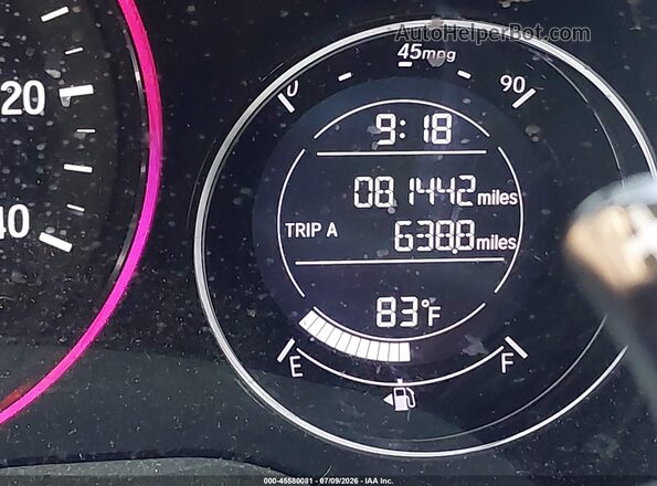 3CZRU6H10MM735117 2021 HONDA HR-V Gray 