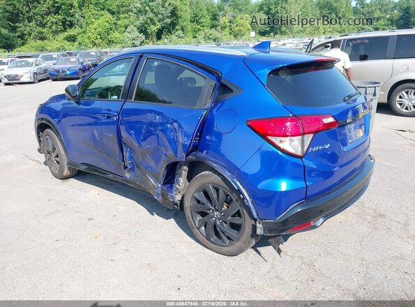 3CZRU6H10MM755626 2021 HONDA HR-V Blue უკანა მარცხენა