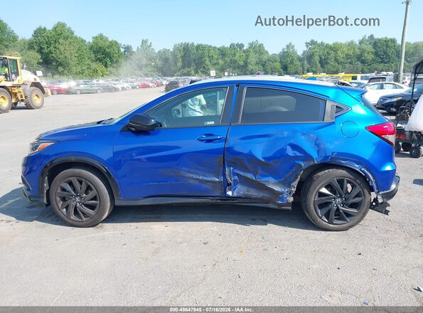 3CZRU6H10MM755626 2021 HONDA HR-V Blue 