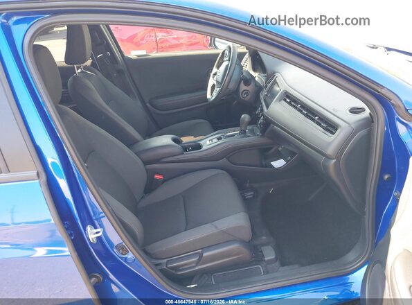 3CZRU6H10MM755626 2021 HONDA HR-V Blue წინა სალონის ხედი