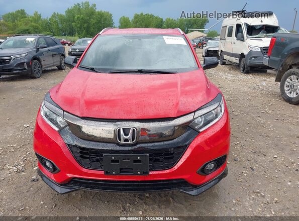 3CZRU6H10NM741761 2022 HONDA HR-V Красный Вид щитка приборов