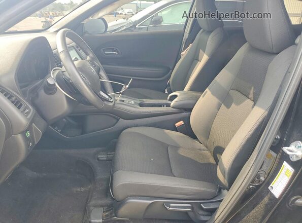 3CZRU6H10NM760102 2022 HONDA HR-V Black წინა სალონის ხედი