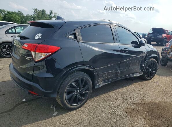 3CZRU6H10NM760102 2022 HONDA HR-V Black უკანა მარჯვენა