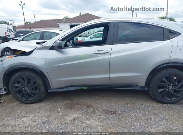 3CZRU6H10NM762173 2022 HONDA HR-V Серебряный Панорамный вид салона 360°