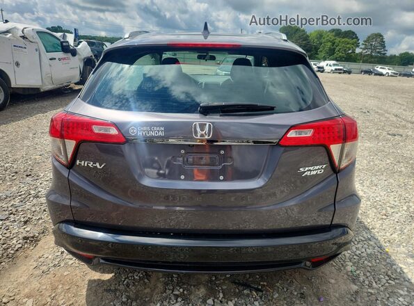 3CZRU6H11KG709847 2019 HONDA HR-V Silver Rear view