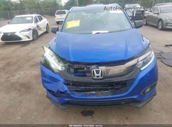 3CZRU6H11KG719441 2019 HONDA HR-V Blue Vista frontal