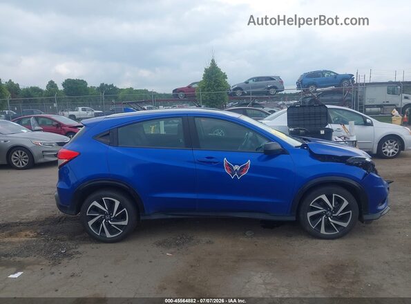3CZRU6H11KG719441 2019 HONDA HR-V Blue Vista interior de 360 grados