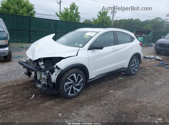 3CZRU6H11KM702642 2019 HONDA HR-V White Առջևի ձախ երեք քառորդ տեսարան