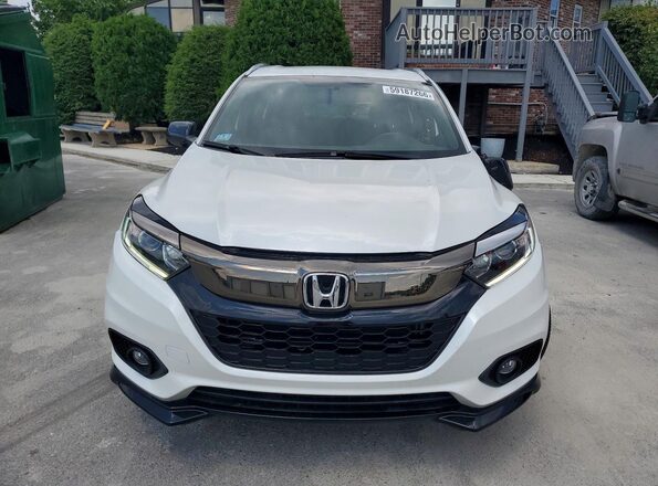 3CZRU6H11KM706593 2019 HONDA HR-V Белый Вид спереди