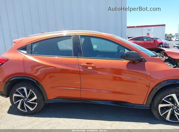 3CZRU6H11LG700633 2020 HONDA HR-V Orange Панорамний вид салону 360°