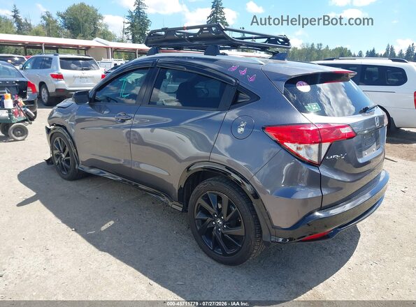 3CZRU6H11MM729438 2021 HONDA HR-V Gray Հետևի ձախ