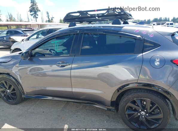3CZRU6H11MM729438 2021 HONDA HR-V Gray Սալոնի 360 աստիճան տեսք