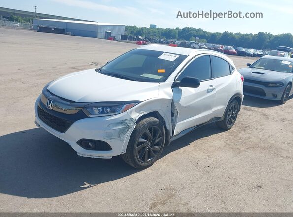 3CZRU6H11MM733117 2021 HONDA HR-V White Առջևի ձախ երեք քառորդ տեսարան
